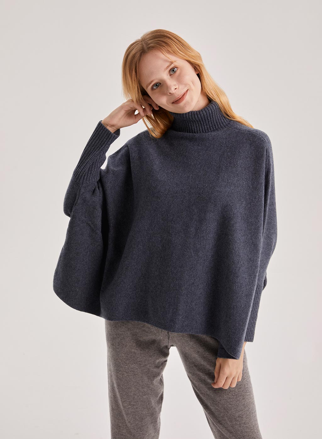 Merino Wool Batwing Sleeve Knit Sweater | Nap Loungewear