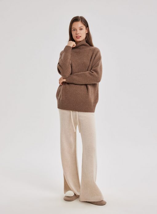 funnel neck jumper women