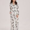 Print Satin Pajama Set