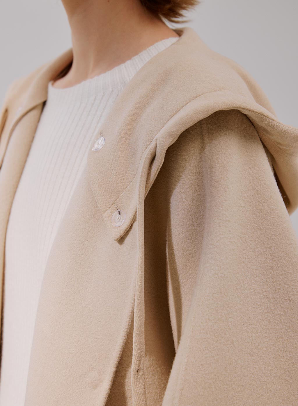 Hooded Wool-Cashmere Coat | Cozy Long Overcoat | Nap Loungewear