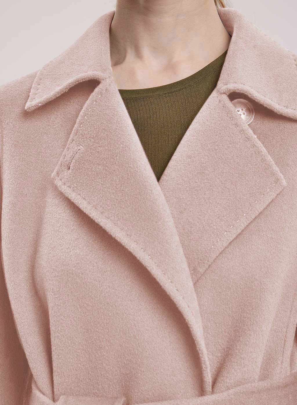 Peaked Lapel Coat | Winter Warm Overcoat| Nap Loungewear