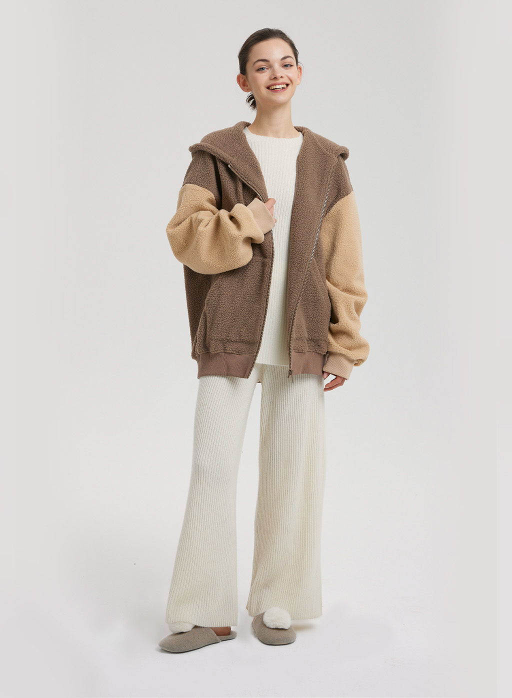 Hooded Terry Jacket | Women Long Sleeves Coat | Nap Loungewear