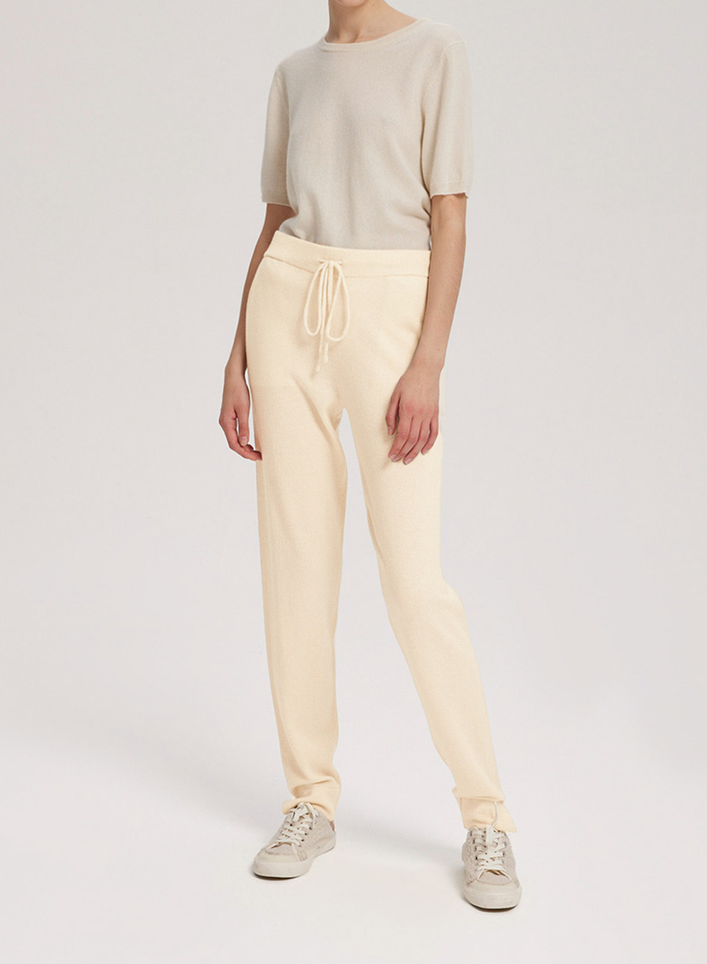 Women's medium weight cashmere blend warm shaping pants – Lyeacs