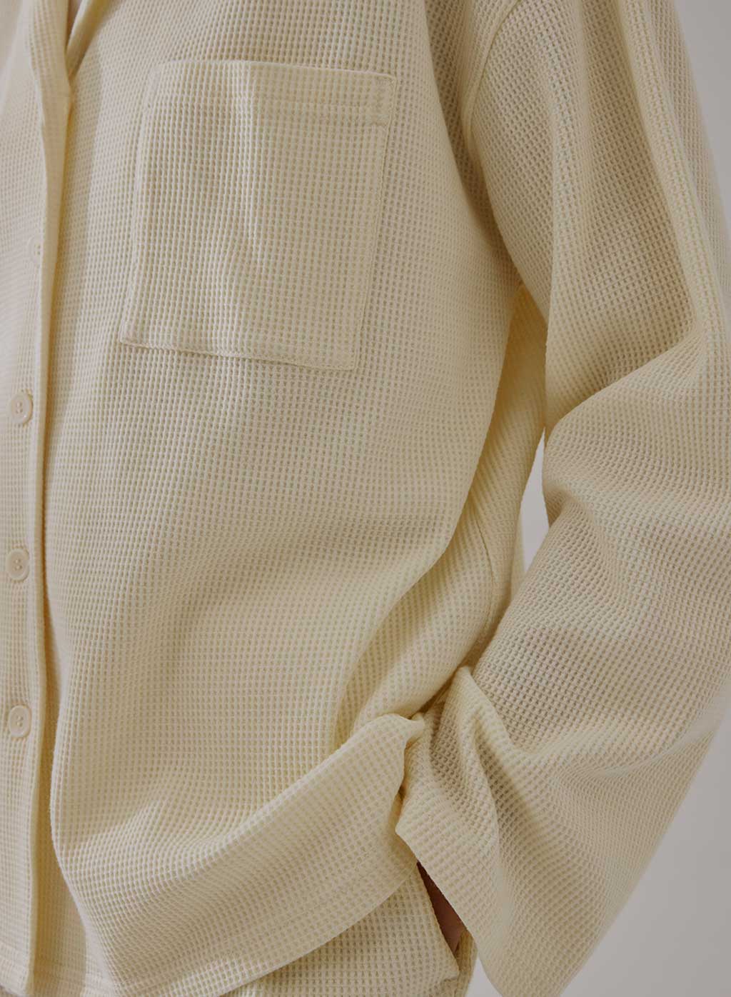 Chest-Pocket Pajama Shirt | Notch Lapel Shirt | Nap Loungewear