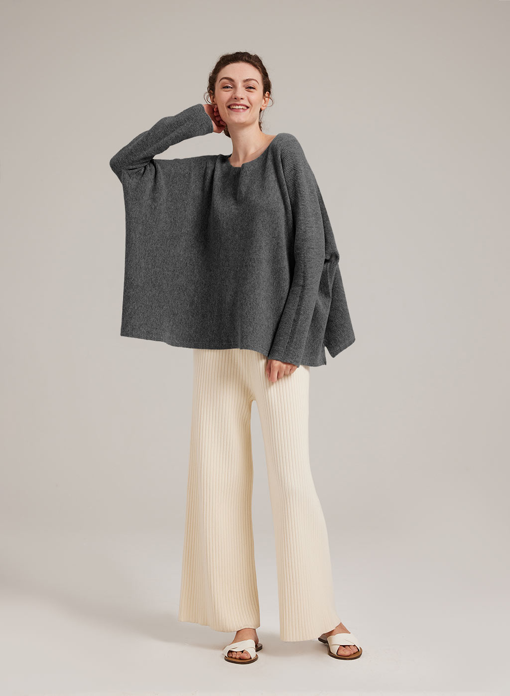 Chunky Cashmere Blend Sweater | Nap Loungewear