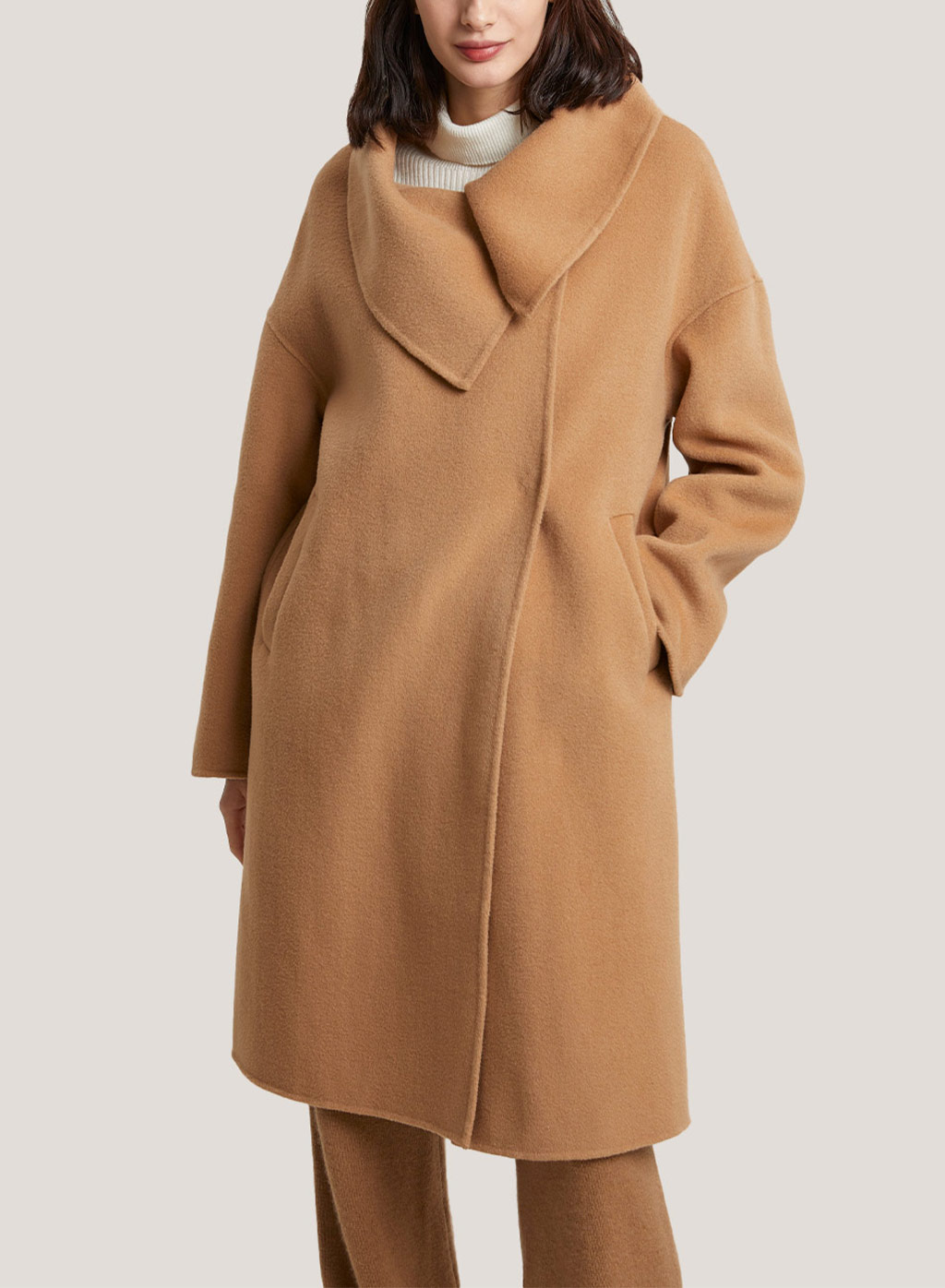 Naploungewear Oversized selling Wool-Cashmere Jacket