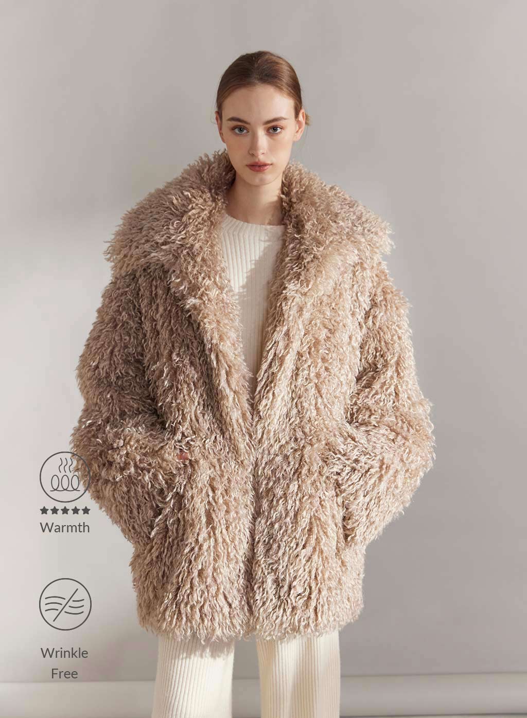 Bethany Faux Shearling Jacket