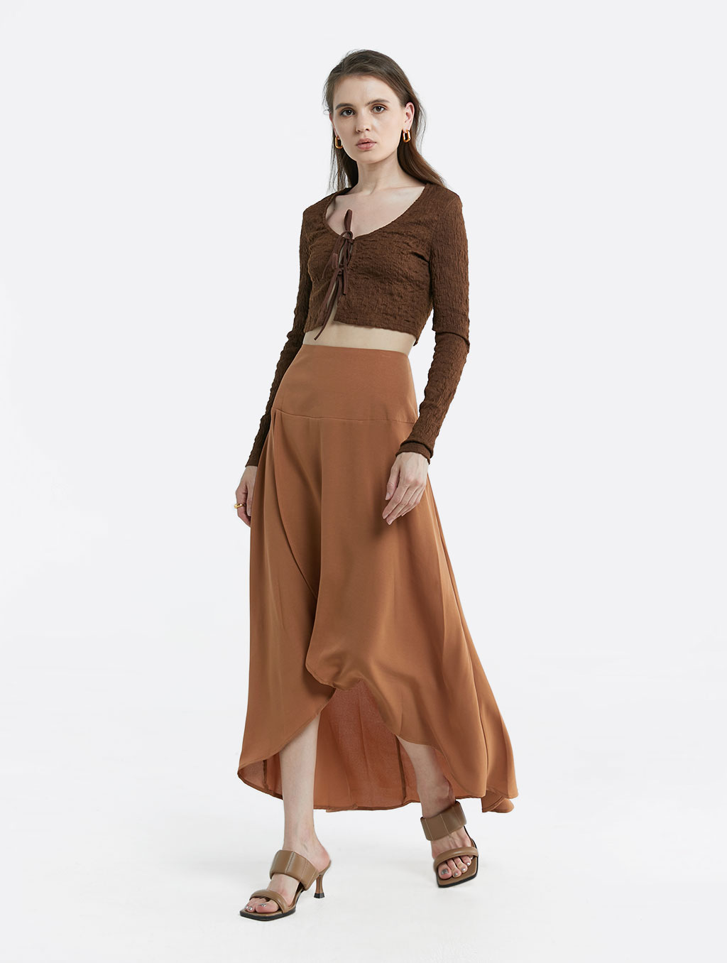 Ganni Sheer Voile Maxi Flounce Skirt | Liberty