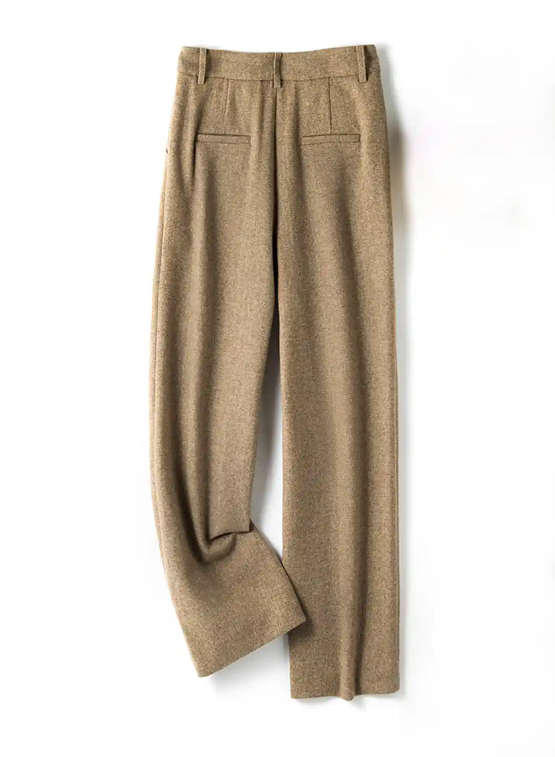 Cotton-Blend Tapered Leg Trousers - Gentle Herd