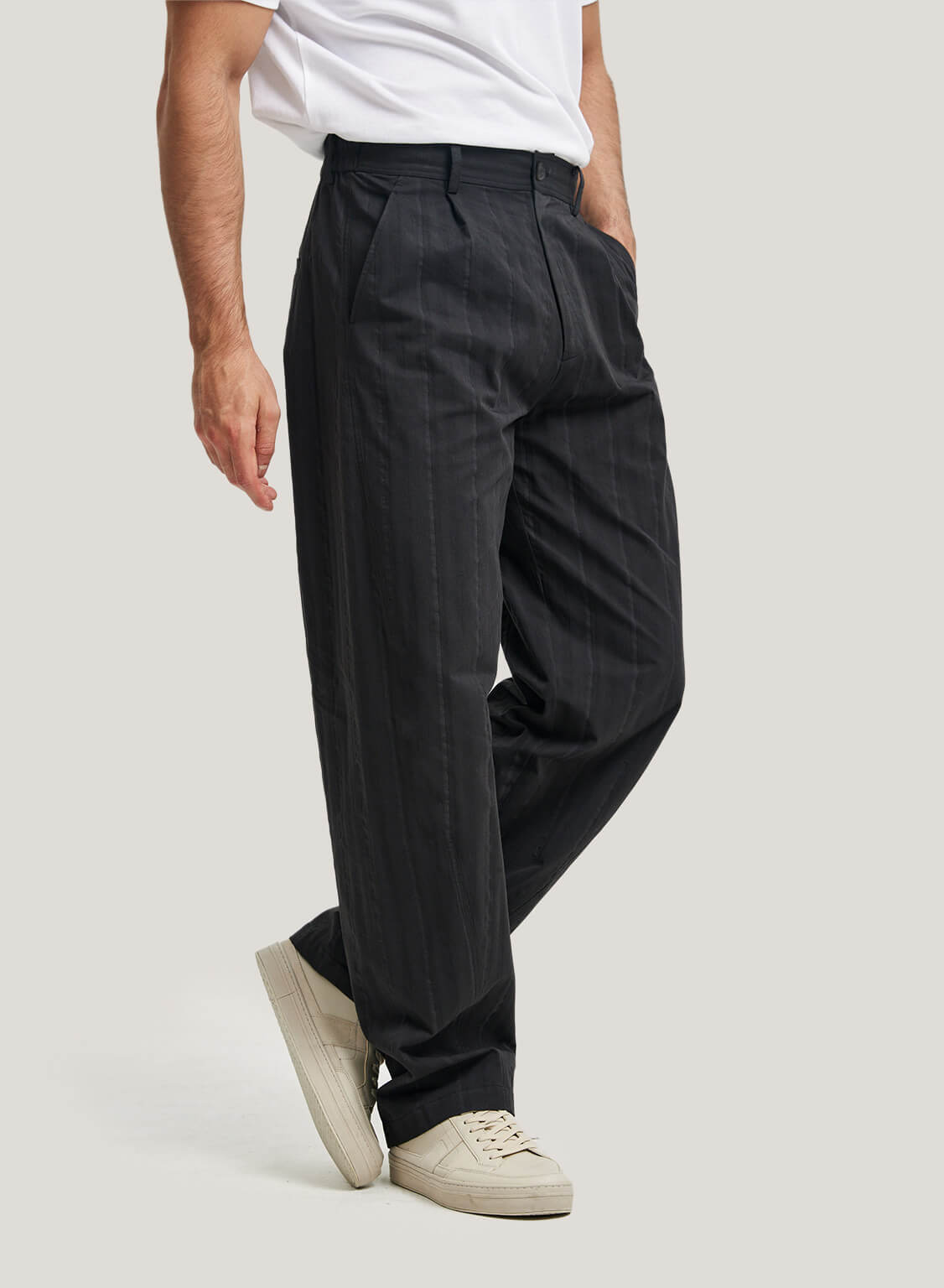 GH Straight-Leg 100% Cotton Trousers