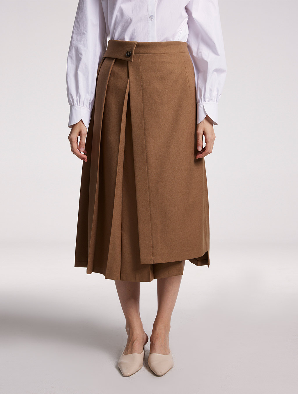 LAT Asymmetric Wrap Skirt